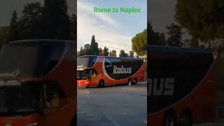 #bus #itabus #travel #panaromicviewbus #rome 2 #naples #italy #italia