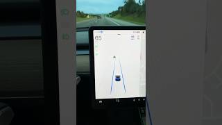 Tesla autosteer and cruise control #shorts #tesla #ev #cybertruck