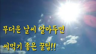 SUB) 무더운 날씨 알아두면 꼭 써먹을 꿀팁!! | 여름에 알아두면 유용한 꿀팁 | A good tip for hot weather | 미니멀라이프 |  #미니멀라이프별맘