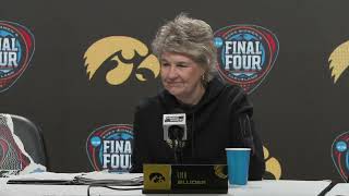 Iowa Lisa Bluder National Championship Pregame Press Conference - 2024 NCAA Tournament
