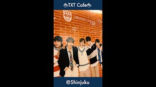 TXT Café 🍹でwari wariしてきたよ🍔 #shorts #txt #moa