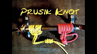 Prusik Knot Prusik Knot Loop Method Prusik Knot Rope End Method Easy To Tie