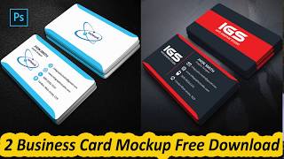 How to Business Card Mockup || Free Download