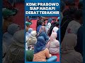 Dedi Mulyadi Tegaskan Prabowo Sudah Siap Hadapi Debat Terakhir, Tak Ada Persiapan Khusus #shorts