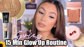 SPRING 15 MIN EVERYDAY MAKEUP ROUTINE 🌸  USING ALL MY FAVORITE MAKEUP PRODUCTS