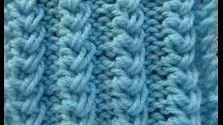 Strickmuster Nr.61*EINFACHE BABY ZOEPFE OHNE HILFSNADEL*