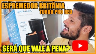 ANALISE ESPREMEDOR DE FRUTAS (LARANJA/LIMÃO) BRITÂNIA TURBO PRO RED [Será que vale a pena comprar?]