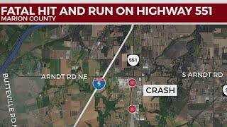 Marion County fatal hit and run crash