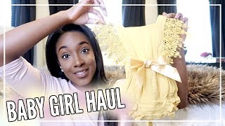 MASSIVE BABY GIRL HAUL | NEW OUTFITS & HEIRLOOMS | Krista Bowman Ruth