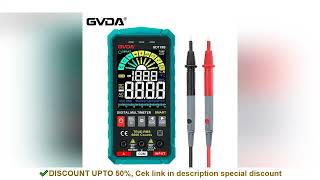 GVDA NEW Generation Digital Multimeter 600V Ture RMS AC DC NCV Smart Multimetro Tester Ohm Capacitan