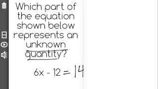 [6.EE.6-1.2] Use Variables in Expressions - Common Core Standard