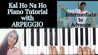 Kal Ho Na Ho Piano| Arpeggio Patterns| Left Hand @Piano Beats Manvi