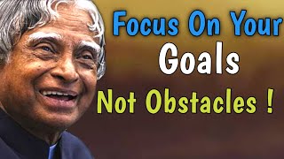 Focus On Your Goals || apj abdul kalam quotes || Words of Goodness