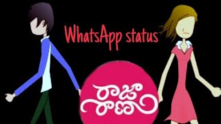 Raja....Rani song// Vinave Vinave Manasa Vinave// WhatsApp status 2020