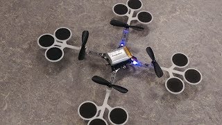 Position control of a Crazyflie quadcopter with external camera and 3D printed fiducial marker frame