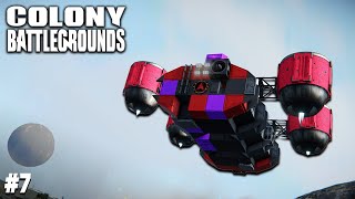 Space Engineers - Colony BATTLEGROUNDS - Ep #7 - We Made A FLYING Base!