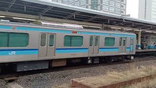 E231系800番台八ミツK3編成 試運転 錦糸町駅発車