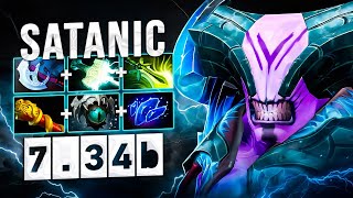 Satanic 15Y/O Bash Lord Faceless Void Destroys Everyone With Max Attack Speed Build Dota 2