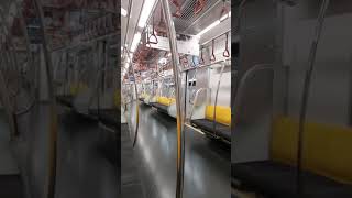 保谷行き電車の座席、新車だから綺麗＼(^-^)／　20211016 #有楽町線