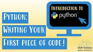 Python: Writing Your First Script / Piece of Code! | A Simple Guide to Programming