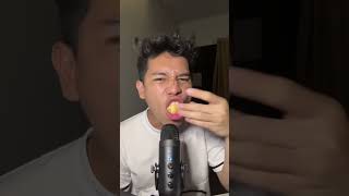 Orange asmr mukbang 🍗🍴 #asme #memes #beatbox #reaction #asmrvideo #asmrsounds #shorts #mukbang