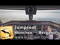 Jumpseat Embraer 195 Munich Take off & Bergamo Landing  AirDolomiti