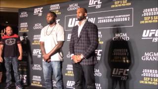 UFC 191 - Stare Downs - Today's Knockout