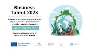 Business Talent: přihlaste se!