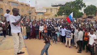 Protest in Niger's capital on foreign interference