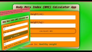 Create BMI Calculator With JavaScript Tutorial- The Best JavaScript Project for Beginners