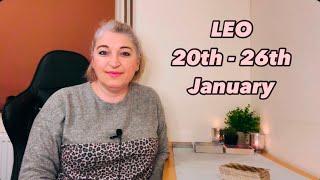 LEO ♌️”Entering A Very ABUNDANT Time! GREAT FORTUNE!” 20th - 26th January