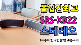 [팁다방](제품협찬)몰입감 최고 SRS-XB22 스테레오 4주체험 한줄평