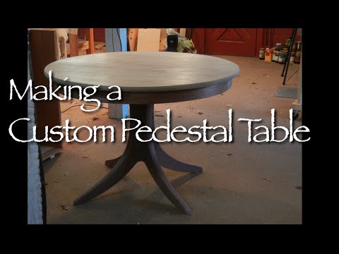 Pedestal Table Building Process by Doucette and Wolfe Furniture Makers Pedestal Table Building Process by Doucette and Wolfe Furniture Makers