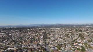 Drone footage 280 feet in the air.