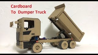 RC Homemade How to make a Remote Control Heavy Dumper Truck Construction Truck Completed project
