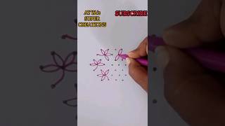 பங்குனி மாத ஸ்பெஷல் அழகிய அல்லி மலர் கோலம் 7*4 புள்ளிகள்/ BEAUTIFUL LILLY FLOWER KOLAM WITH 7*4 DOTS