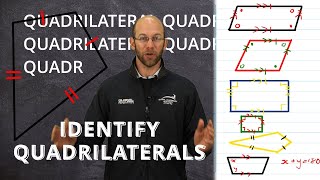 HOW to IDENTIFY QUADRILATERALS in Geometry - Grade 8