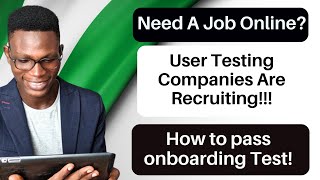 Get Usertesting Job With Playbookux | How To Pass Usertesting Test |Smart money Tactics