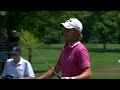 Emiliano Grillo chips in for eagle on No. 2 at RBC Canadian