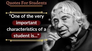 Motivational Quotes for Students In English | For Study Hard | Quotes By APJ Abdul Kalam