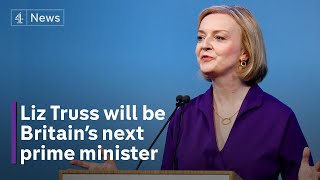 UK's next prime minister: Liz Truss wins Conservative leadership race