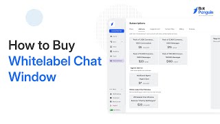 How to buy whitelabel chat window | BotPenguin