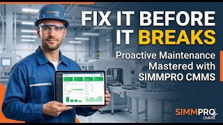 Proactive Maintenance SIMMPRO CMMS SOFTWARE