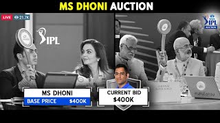 IPL 2022 Auction Live Ft. MS Dhoni | 8 Teams bidding for 1 Player | IPL 2022 Updates