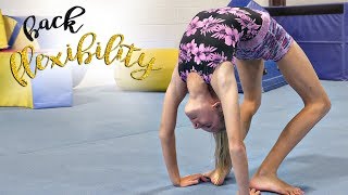 Gymnastics Back Flexibility Stretches| Kaia SGG