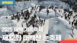 겨울특별시 태백 / 2025 태백 겨울 축제 / 제32회 태백산 눈축제 / 캐치! 티니핑