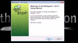 XHTML and CSS Tutorial - 1 - Downloading a Text Editor