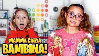 MAMMA CINZIA DIVENTA LA SORELLA BAMBINA PICCOLA DI GIORGIA PER 24 ORE!