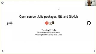 Open source, Julia packages, git, and GitHub