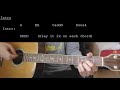 Lady Gaga - I'll Never Love Again EASY Guitar Tutorial With Chords / Lyrics